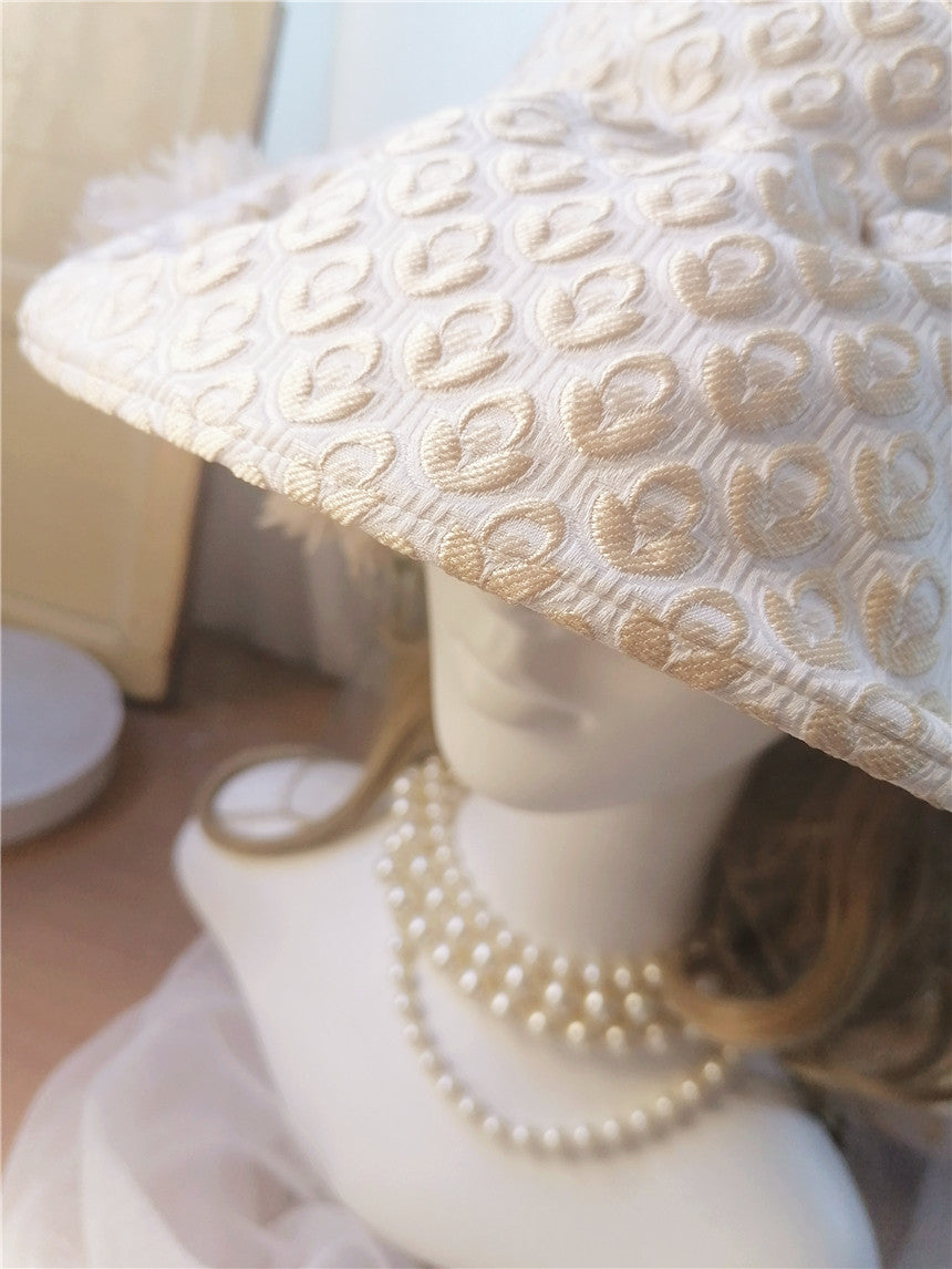 sundayhalo Vintage‑Style Structured Cloche Sun Hat