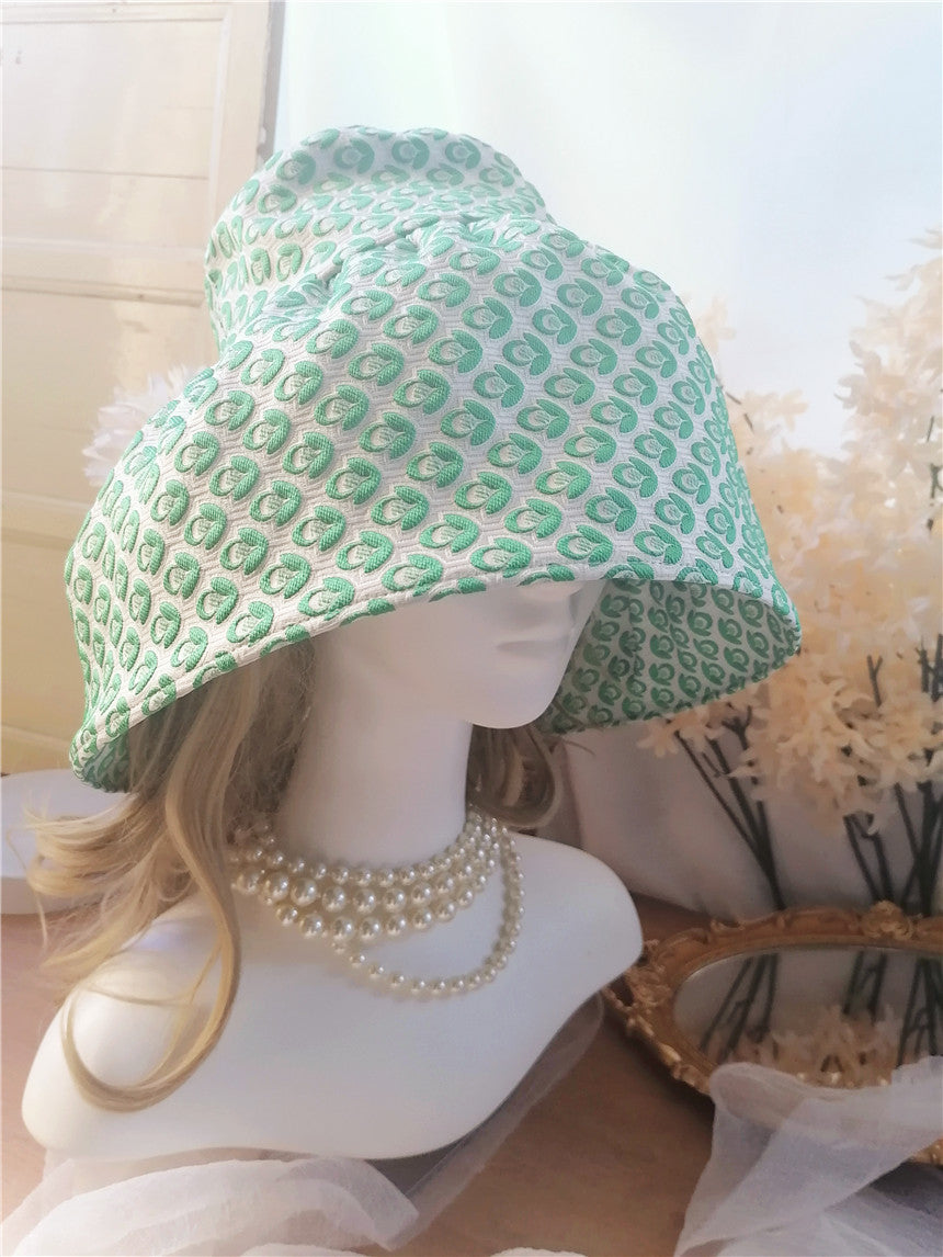 sundayhalo Vintage‑Style Structured Cloche Sun Hat