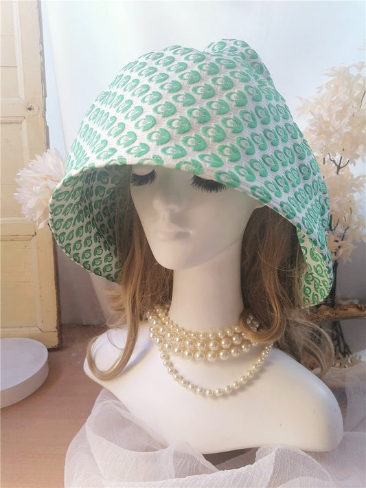 sundayhalo Vintage‑Style Structured Cloche Sun Hat